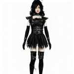 シザーハンズ ホラー 女性 ハロウィン コスプレ衣装
